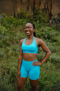 GLACIER halter bra