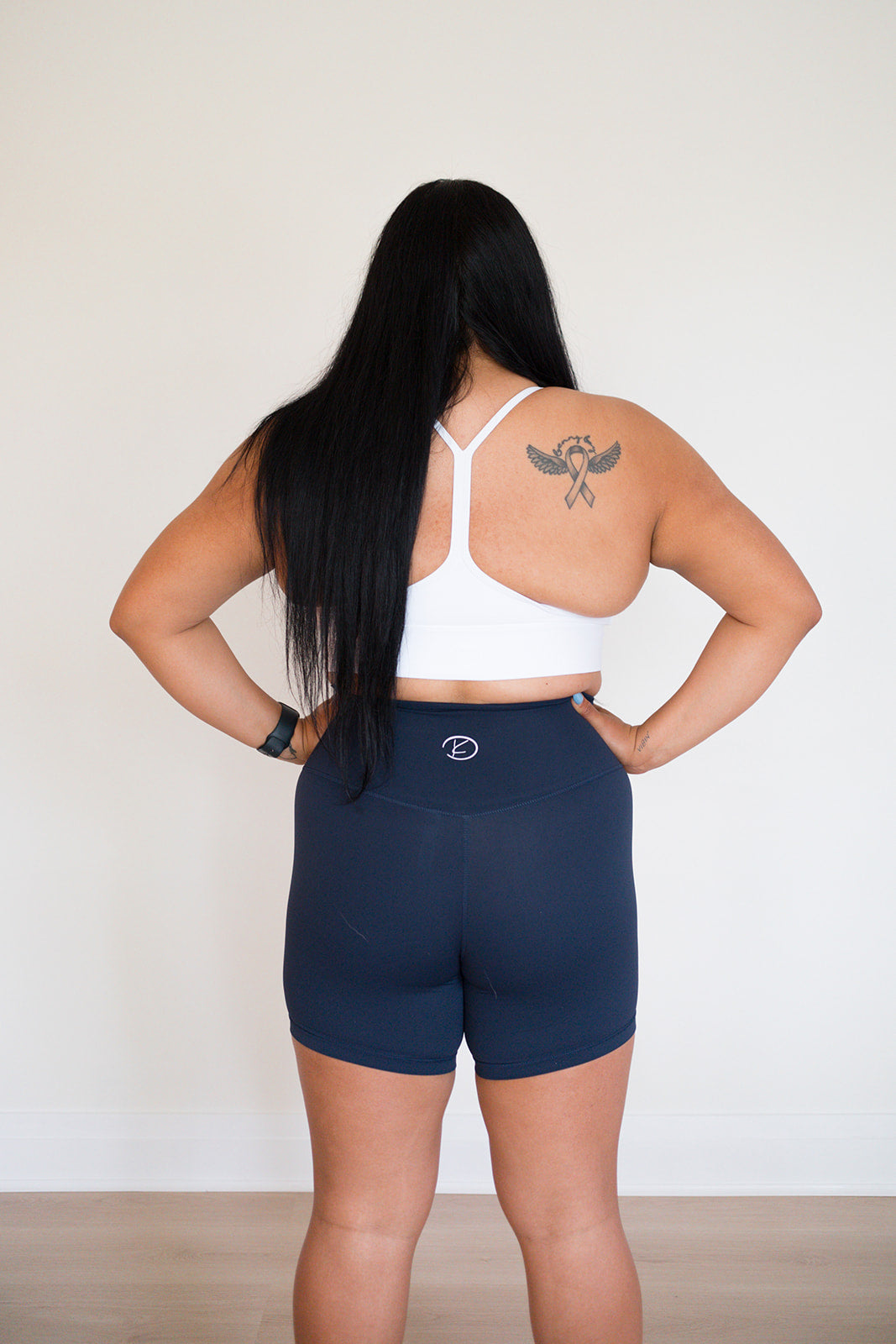 MIDNIGHT 5' biker shorts