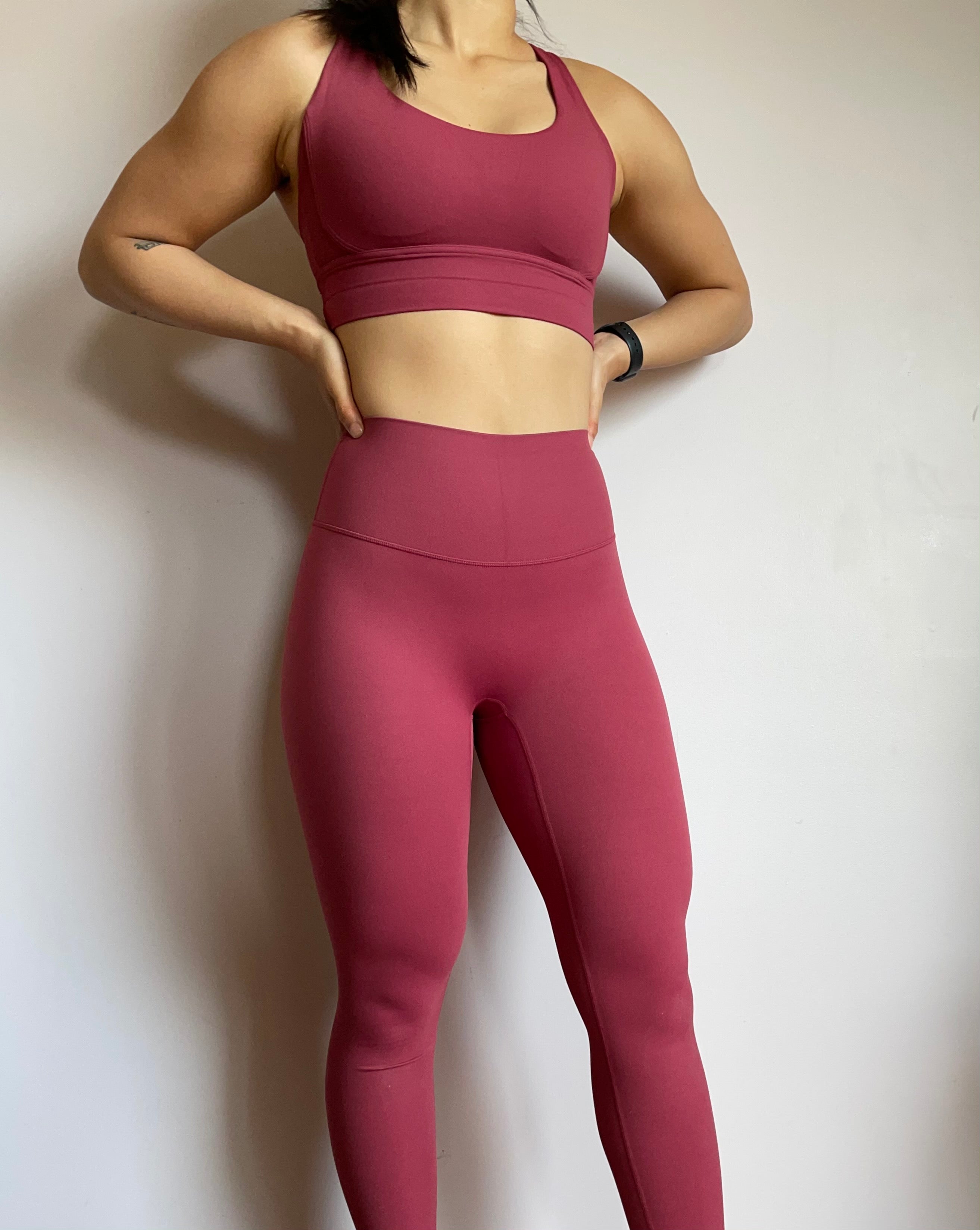 Women's pink leggings - British made by Ruby Fury