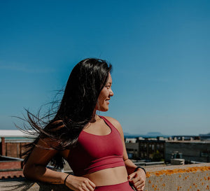 RUBY criss cross bra